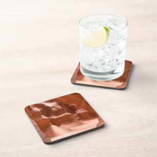 Antelope Canyon, Naturally Lit Drink Coaster