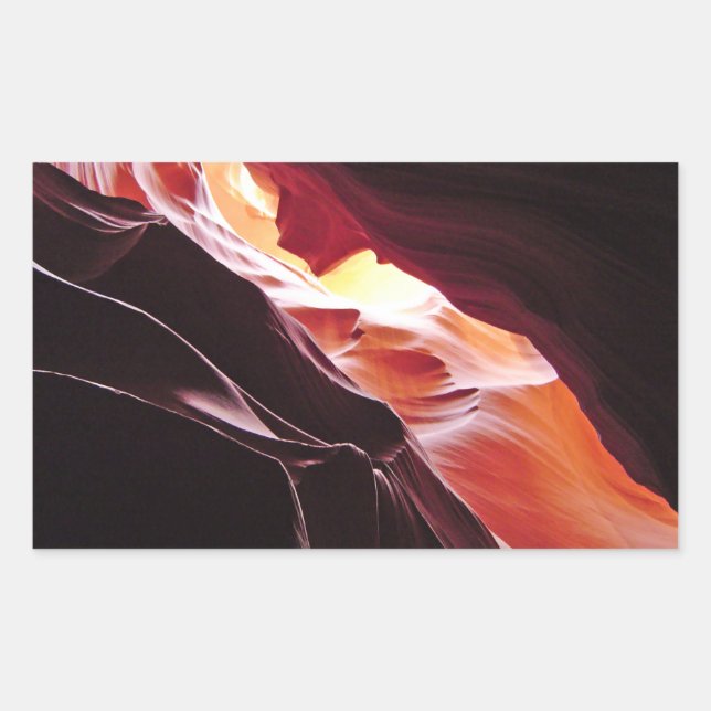 Antelope Canyon, Page Arizona Rectangular Sticker (Front)