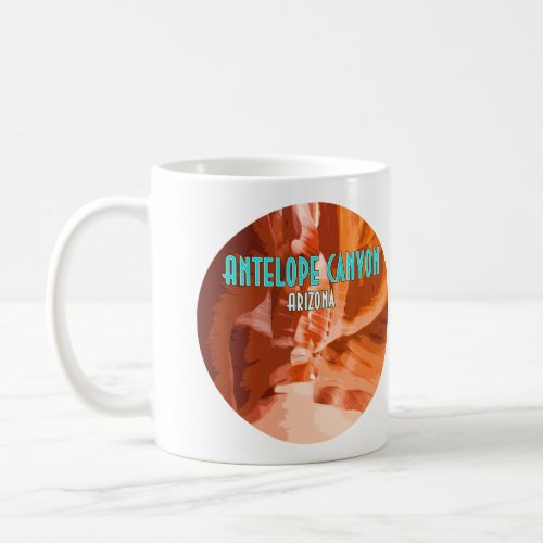 Antelope Canyon Page Arizona Vintage Coffee Mug