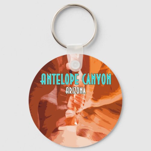 Antelope Canyon Page Arizona Vintage Keychain