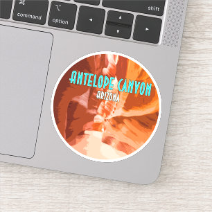 Antelope Canyon Page Arizona Vintage Sticker