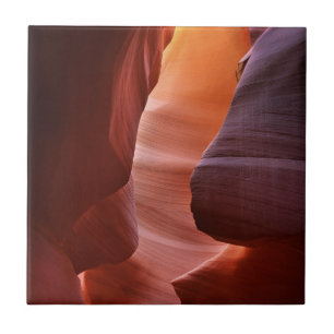 Antelope Canyon Slot Formations Ceramic Tile