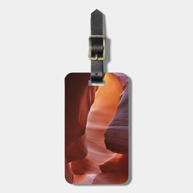 Antelope Canyon Slot Formations Luggage Tag (Front Vertical)