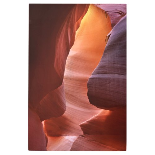 Antelope Canyon Slot Formations Metal Print