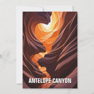 Antelope Canyon Souvenir Holiday Card