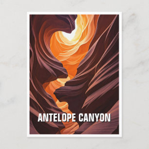 Antelope Canyon Souvenir Postcard