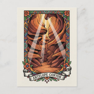 Antelope Canyon Souvenir Postcard