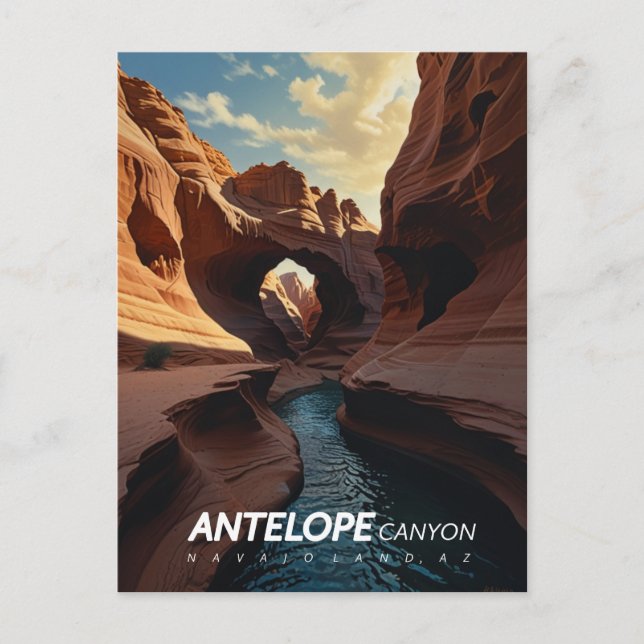 Antelope Canyon, USA Postcard (Front)