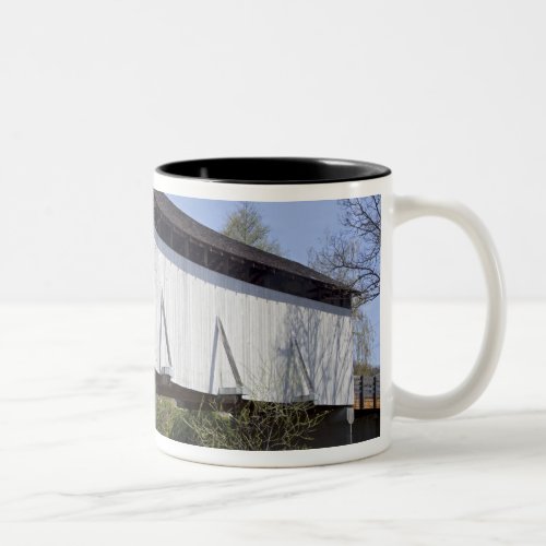 Antelope Creek Covered Bridge built in 1922 Two_Tone Coffee Mug