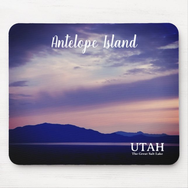 Antelope Island, Great Salt Lake, UT Mouse Pad (Front)