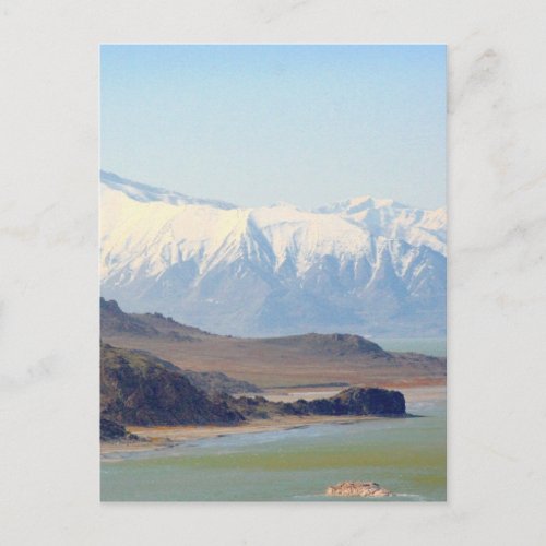 Antelope Island on the Great Salt Lake Postcard