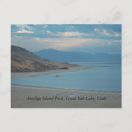 Antelope Island Park Great Salt Lake Postcard