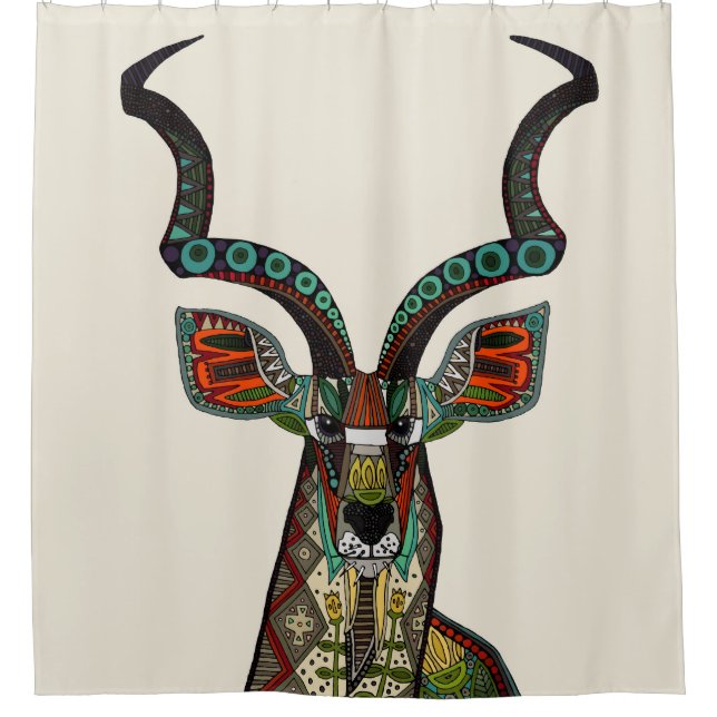 antelope ivory shower curtain (Front)