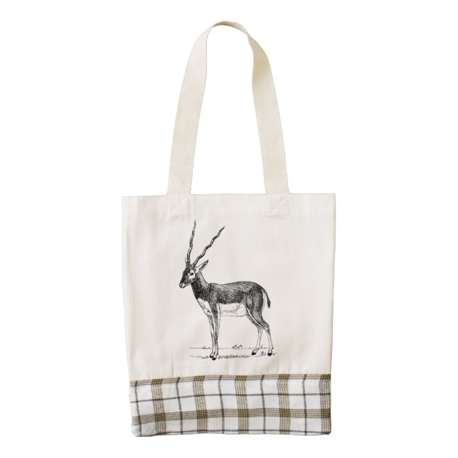 Antelope Love Zazzle HEART Tote Bag (Front)