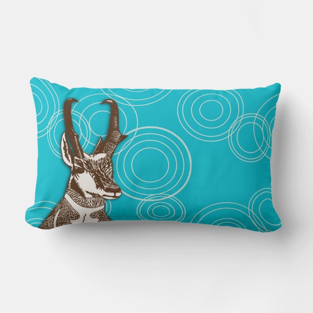 Antelope Ripples Lumbar Pillow (Front)