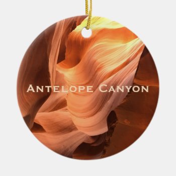 Antelope Slot Canyon Arizona Design Ornament by SjasisDesignSpace at Zazzle
