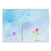 Antenna with Balloons and Birds (Front Horizontal)