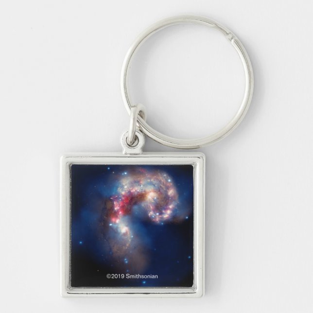 Antennae: A Galactic Spectacle Keychain (Front)