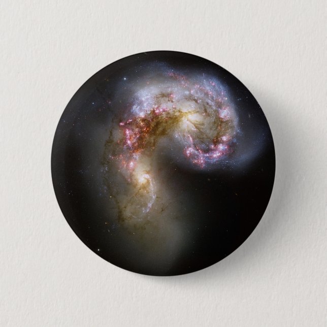 Antennae Galaxies Button (Front)