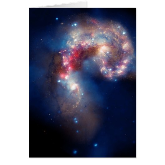 Antennae Galaxies Colorful Composite Cards (Front)