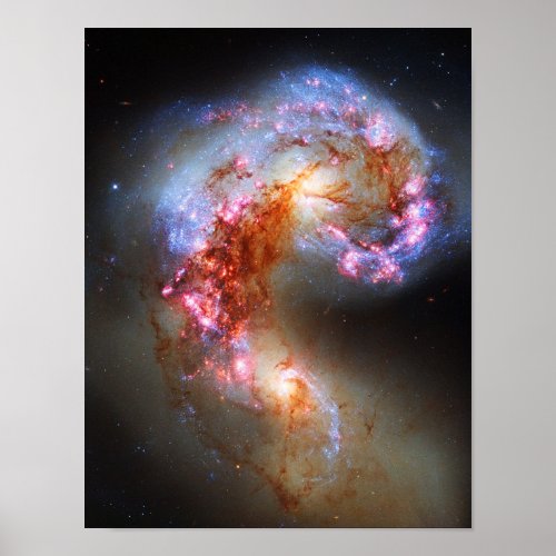 Antennae Galaxies Poster