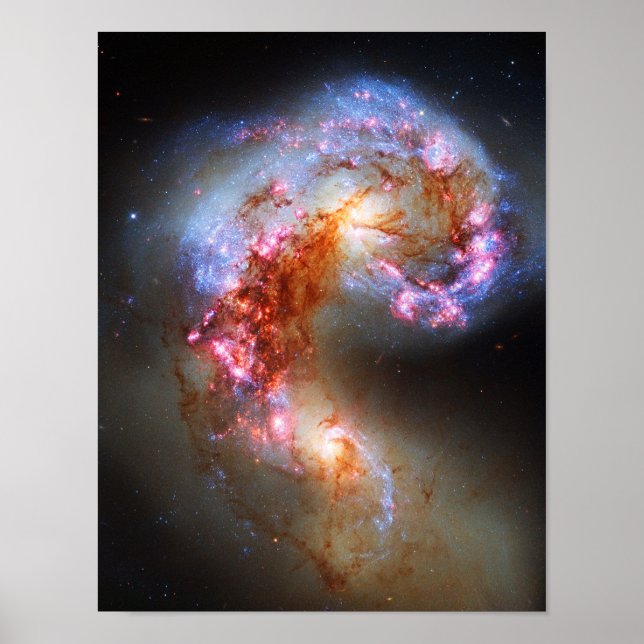 Antennae Galaxies Poster (Front)