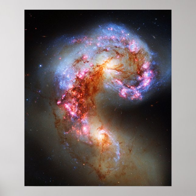 Antennae Galaxies Poster (Front)