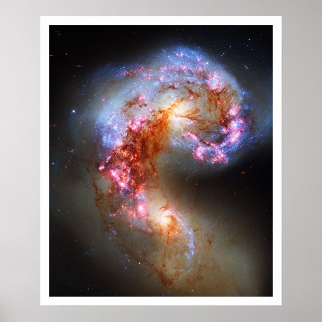 Antennae Galaxies Poster (Front)