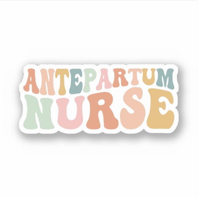 Antepartum Nurse, Labor and Delivery Antepartum Sticker (Front)