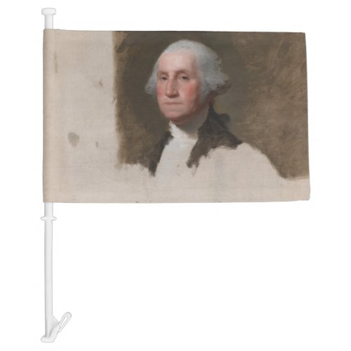 Anthaeneum George Washington 1st US President Car Flag