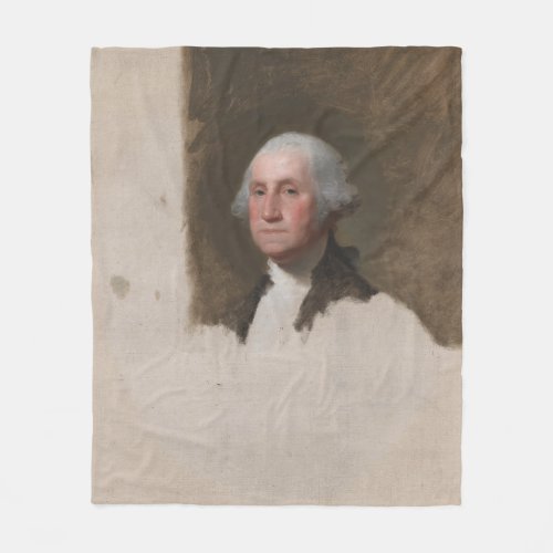 Anthaeneum George Washington 1st US President Fleece Blanket