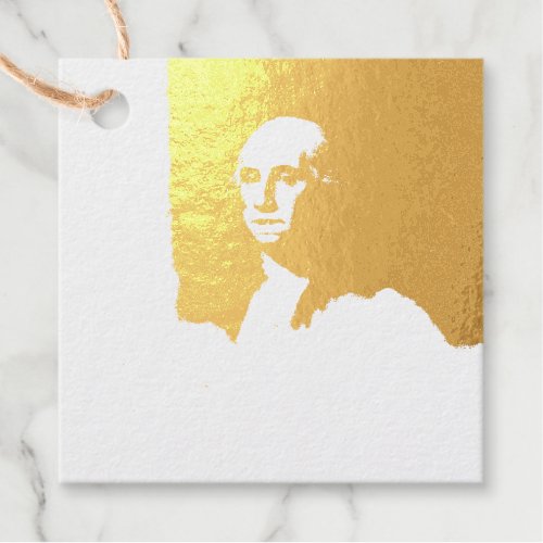 Anthaeneum George Washington 1st US President Foil Favor Tags
