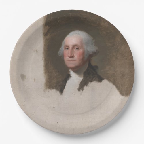 Anthaeneum George Washington 1st US President Paper Plates