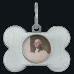 Anthaeneum George Washington 1st US President Pet ID Tag<br><div class="desc">Gilbert Stuart's best known work is the unfinished portrait of George Washington, referred to as The Athenaeum. On April 30, 1789, George Washington, standing on the balcony of Federal Hall on Wall Street in New York, took his oath of office as the first President of the United States. “As the...</div>