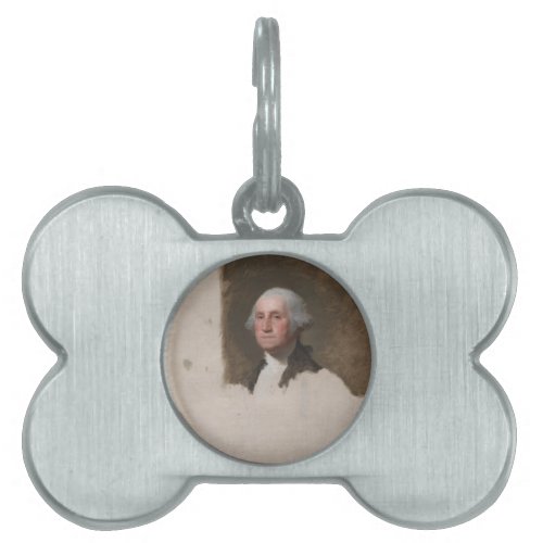 Anthaeneum George Washington 1st US President Pet ID Tag