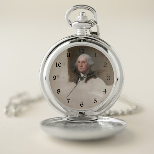 Anthaeneum George Washington 1st US President Pocket Watch