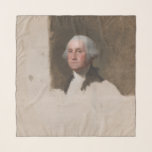 Anthaeneum George Washington 1st US President Scarf<br><div class="desc">Gilbert Stuart's best known work is the unfinished portrait of George Washington, referred to as The Athenaeum. On April 30, 1789, George Washington, standing on the balcony of Federal Hall on Wall Street in New York, took his oath of office as the first President of the United States. “As the...</div>