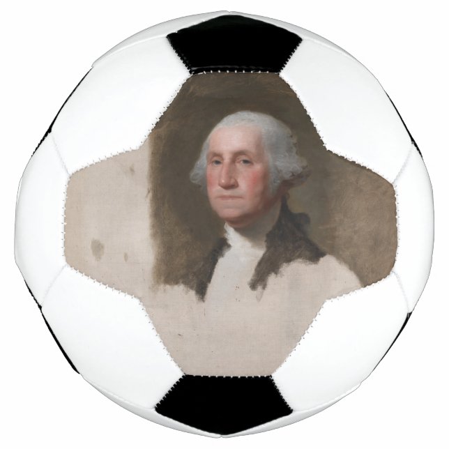 Anthaeneum George Washington 1st US President Soccer Ball (Front)