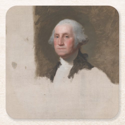 Anthaeneum George Washington 1st US President Square Paper Coaster