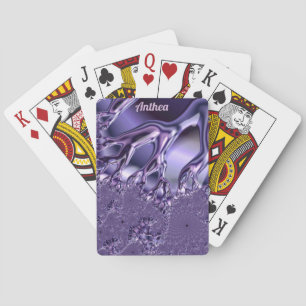 ANTHEA ~ Fractal Design Pattern ~ Icy Fingers ~ Poker Cards