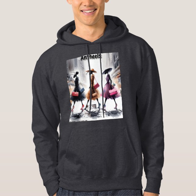 Antheels Of NYC Fashion Ants Arriving From Anthill Hoodie (Front)