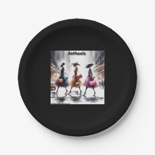 Antheels Of NYC Fashion Ants Arriving From Anthill Paper Plates