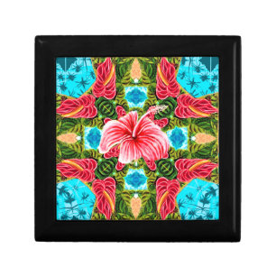 Antherium & Hisbiscus Ring Gift Box