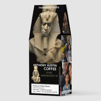 ANTHONY AUSTIN Coffee, 12oz Bag, Dark Roast, Flath Roasted Coffee