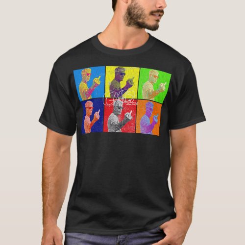 Anthony Bourdain Art Vintage Look T_Shirt
