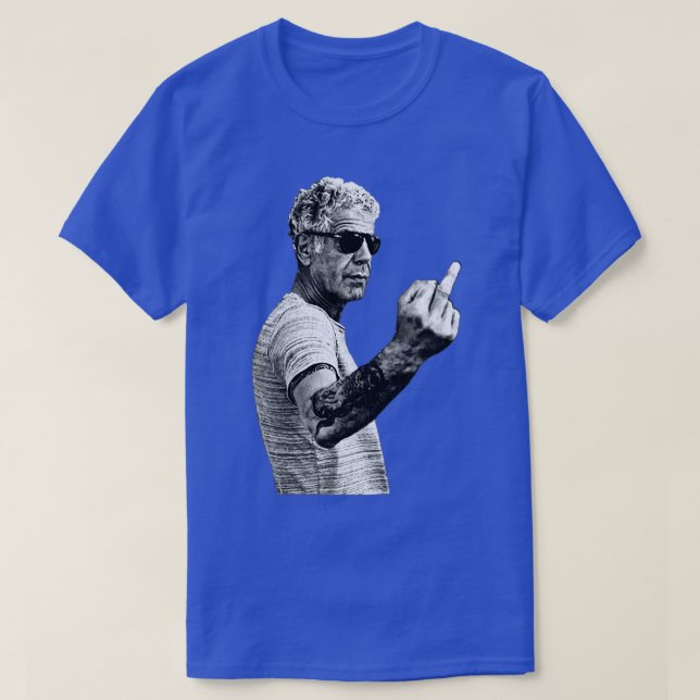 Anthony BourdainMiddle Finger Style Kids T-Shirt (Design Front)