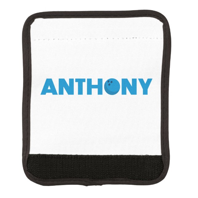 Anthony bowling luggage handle wrap (Front)