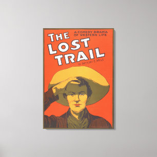 Anthony E. Wills "The Lost Trail" Wester Theatre Canvas Print