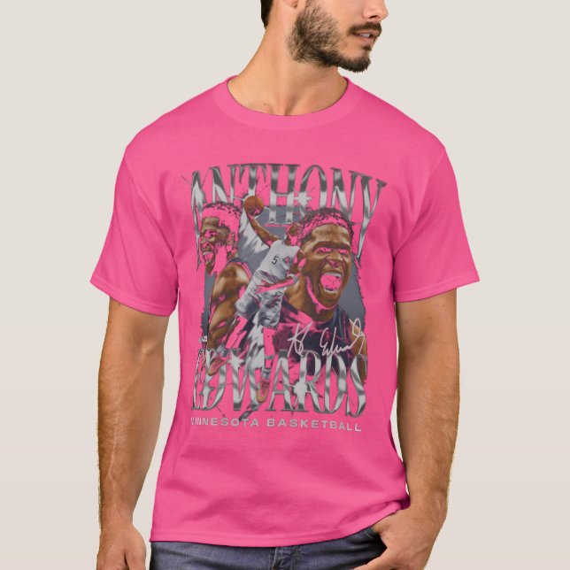 Anthony Edwards Minnesota Vintage T-Shirt (Front)