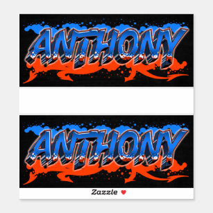 anthony name graffiti